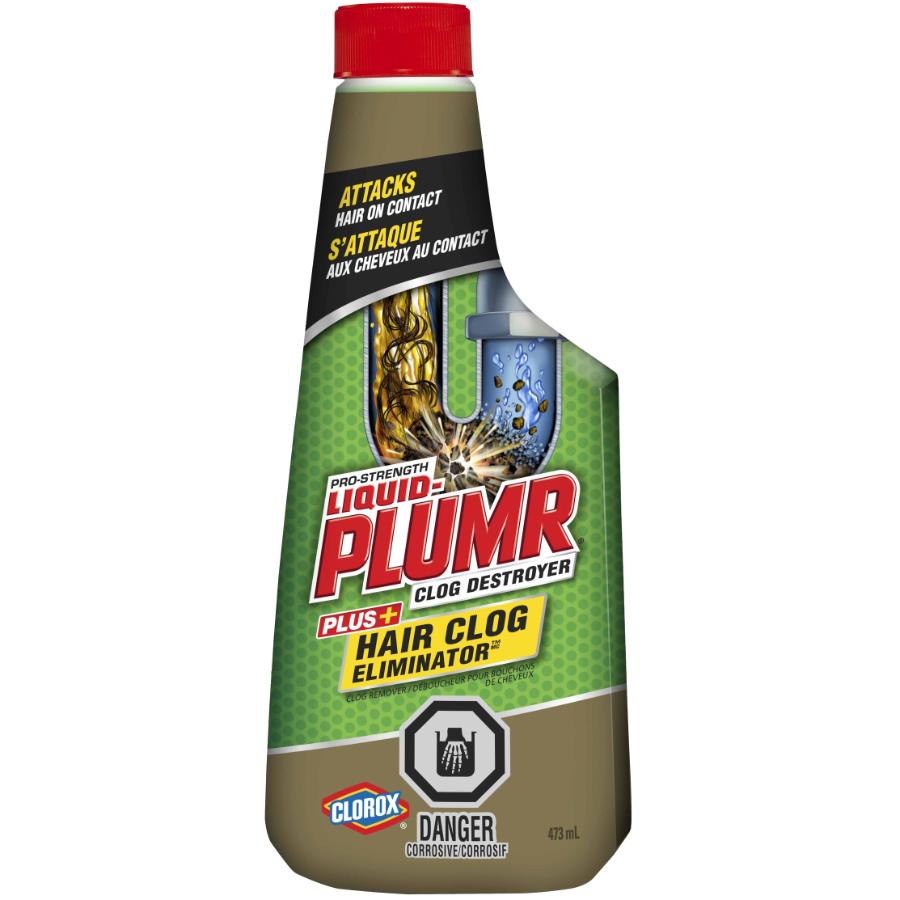 liquid plumr clog destroyer plus hair clog eliminator