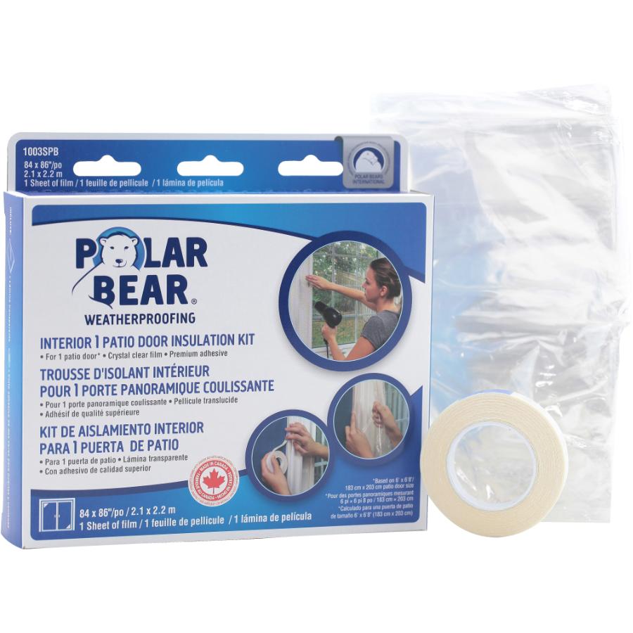 Polar Bear 84 X86 Window Insulation Kit For Patio Door