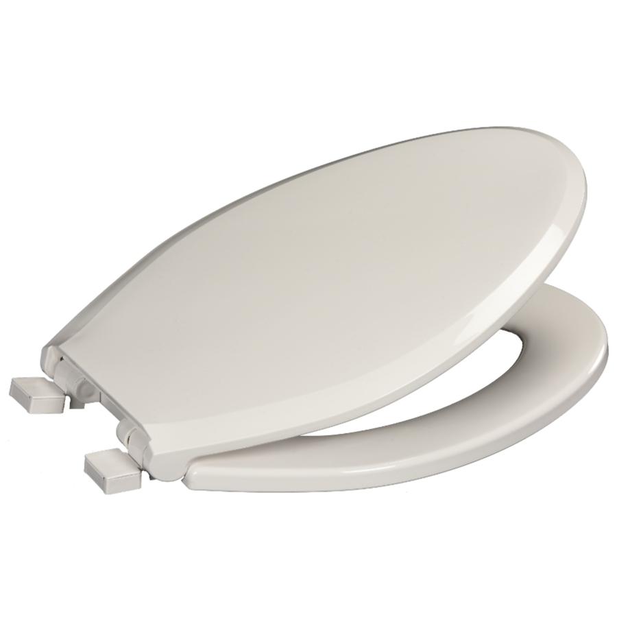 white elongated toilet seat