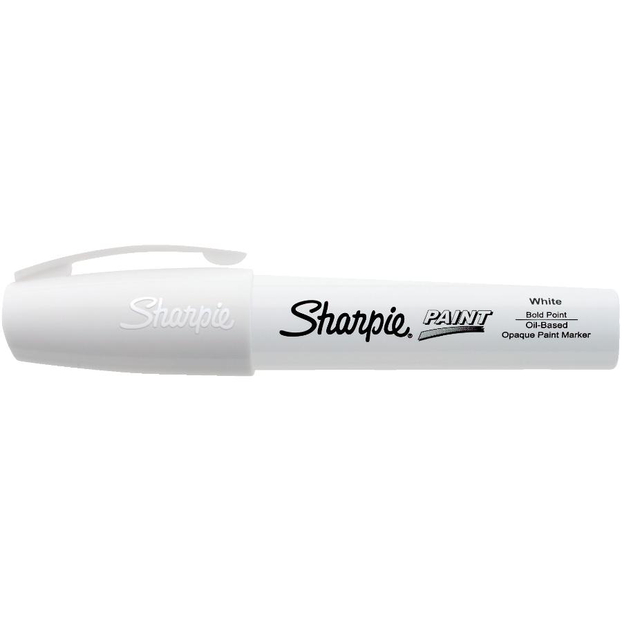 white permanent sharpie