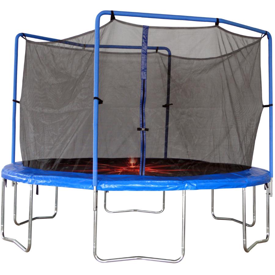 Trainor Sports 13 Trampoline With Enclosure And Flash Zone Home Hardware