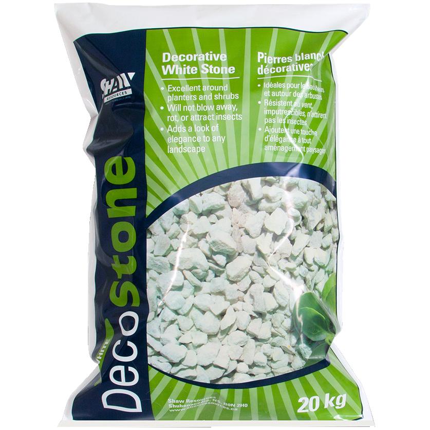 Shaw Resources 20kg White Decorative Stone Chips Home Hardware
