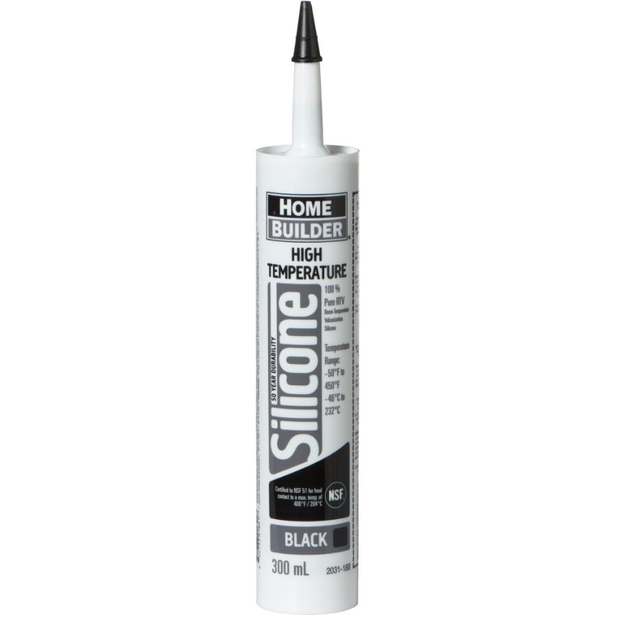 Black High Temperature Silicone Sealant 