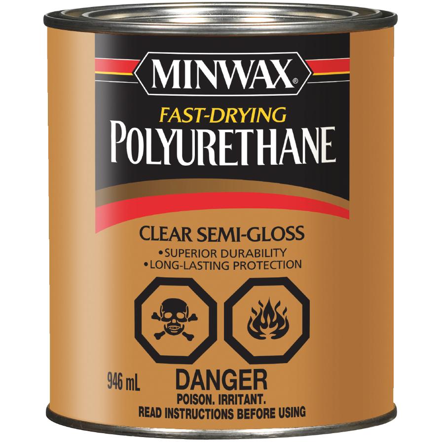 Minwax 946ml Fast Drying Semi Gloss Alkyd Polyurethane Finish