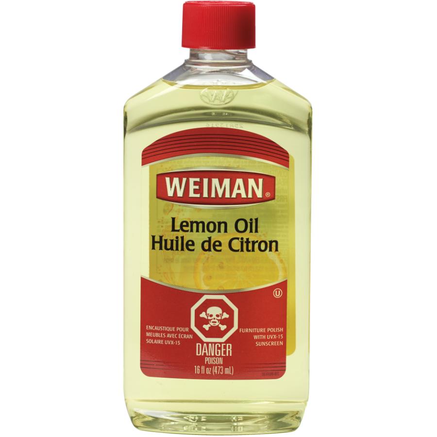 Weiman 16oz Lemon Oil Furniture Polish With Sunscreen Home Hardware