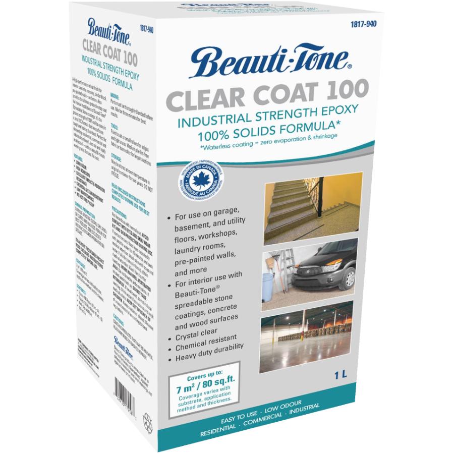 Beauti Tone 1l Clear Epoxy Coating Home Hardware