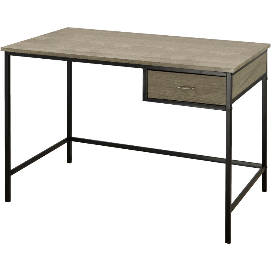 Titus 1 Drawer Grey Distressed Office Desk Home Hardware