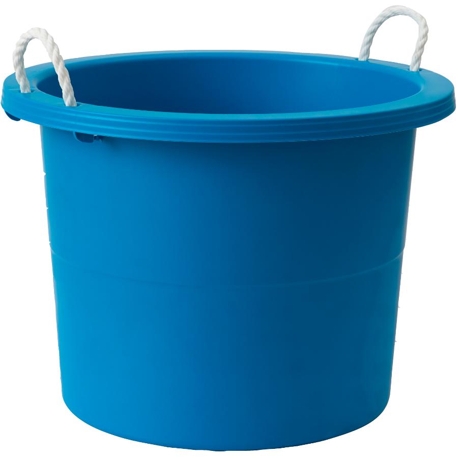 toy bucket with rope handles