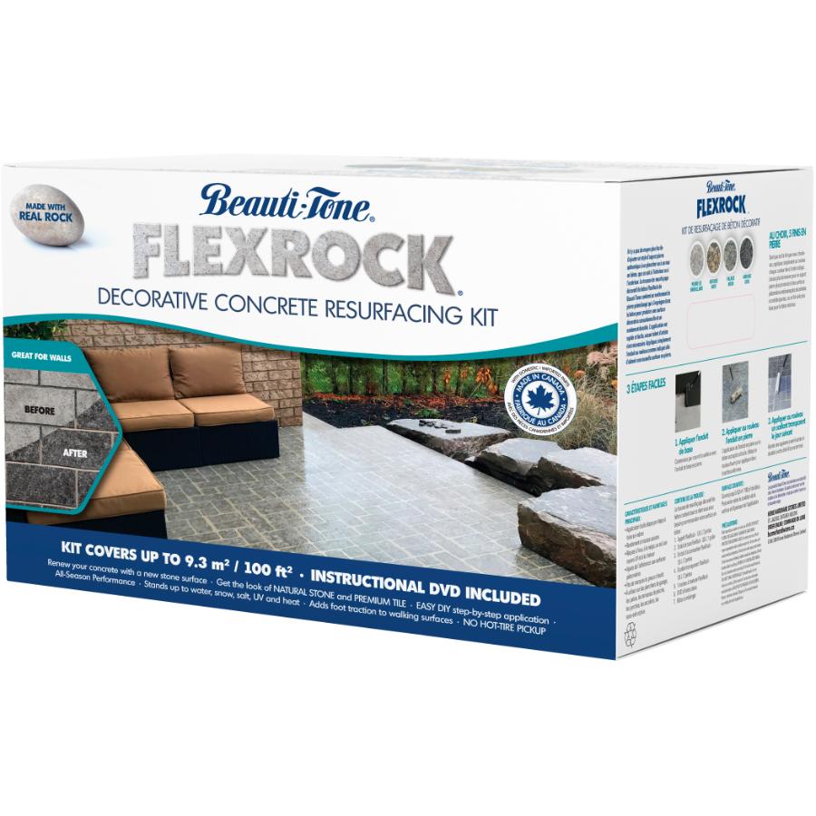 Beauti Tone Fog Stone Flexrock Resurfacing Kit Home Hardware