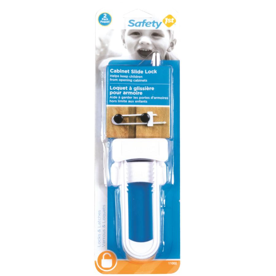 Safety 1st 2 Pack Childproof Slide Cabinet Locks Home Hardware