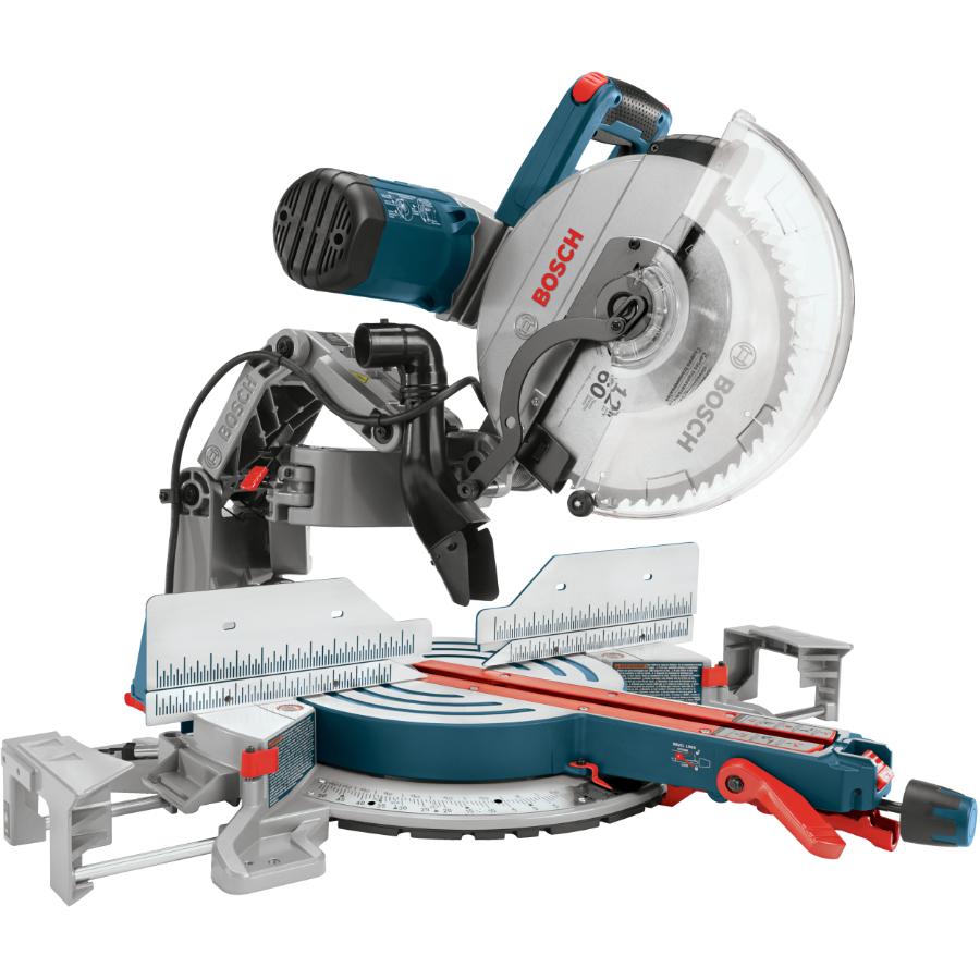 Scie A Onglets Coulissante A Double Biseau De 12 Po Avec Moteur De 15 A Bosch Home Hardware