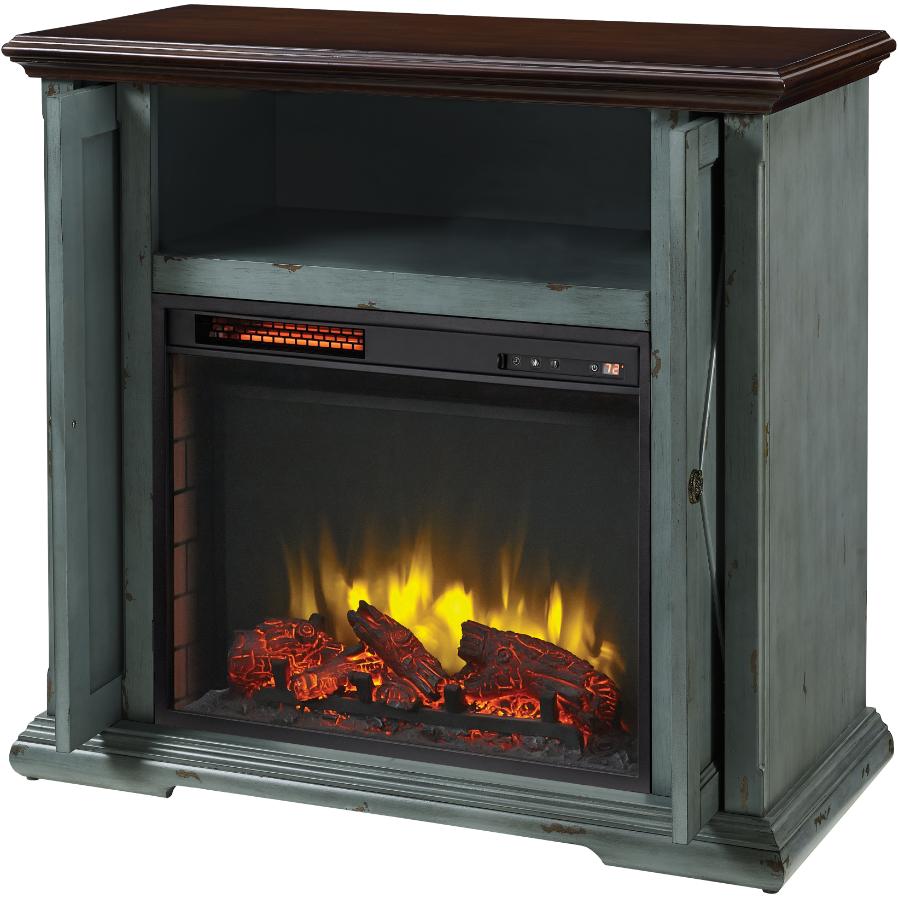 Muskoka Westin 38 Electric Infrared Fireplace Tv Stand Aged