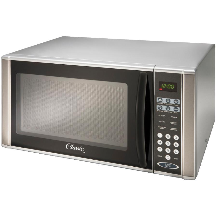 Classic 1000 Watt 1 1 Cu Ft Grey Countertop Microwave Oven With