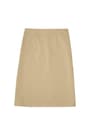 back view of  Below The Knee Kick Pleat Skirt opens large image - 2 of 3
