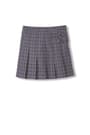 Front view of Plaid Two-Tab Skort opens large image - 1 of 3