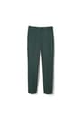 front view of  Green Flat Front Double Knee Pant opens large image - 1 of 2