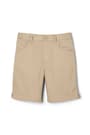 Front view of Girls' Pull-On Twill Short opens large image - 1 of 2