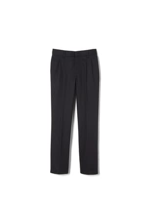 front view of  Adjustable Waist Pleated Double Knee Pant
