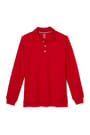 front view of  3-Pack Long Sleeve Pique Polo opens large image - 5 of 7