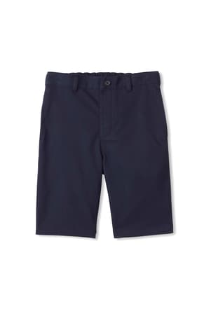 front view of  New! Boys' Adaptive Flat Front Stretch Twill Short