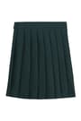 Back View of At The Knee Pleated Skirt opens large image - 2 of 2