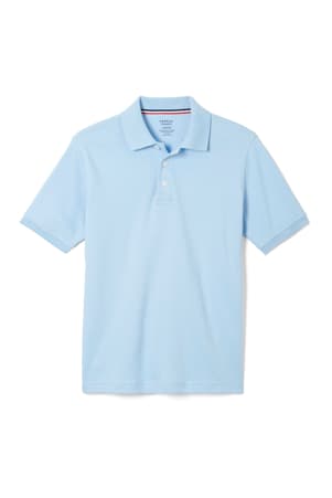 Product Image with Product code 1010,name  Short Sleeve Interlock Polo   color BLUE 