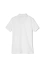 Back View of Short Sleeve Fitted Interlock Polo with Picot Collar (Feminine Fit) opens large image - 2 of 4