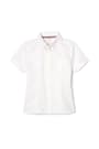 Front view of Short Sleeve Fitted Oxford Shirt (Feminine Fit) opens large image - 1 of 2