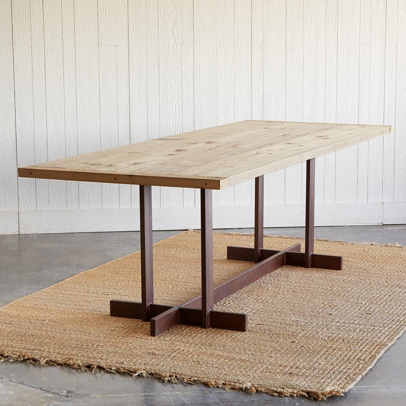 GREAT PLAINS TRESTLE DINING TABLE view 1