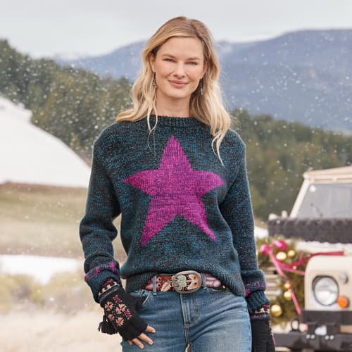 Star Guide Sweater, Petite