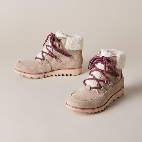 HARLOW LACE COZY BOOTS view 1 OMGATPE