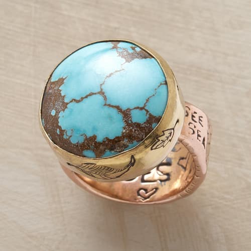 TURQUOISE TESTAMENT RING view 1