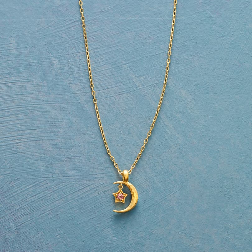 Gp Moon&#39;s Embrace Birthstone Necklace View 14O_OCT
