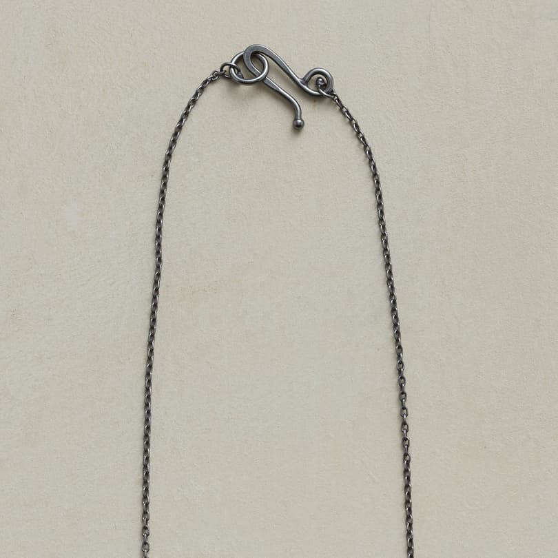 MIXED METAL SLING NECKLACE view 2