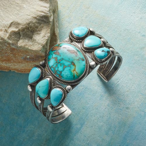 1930S Godber Turquoise Cuff View 1