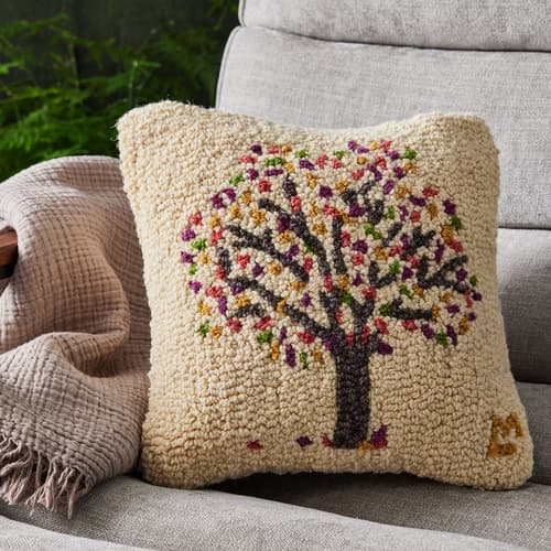 Tree In Autumn Pillow View 1