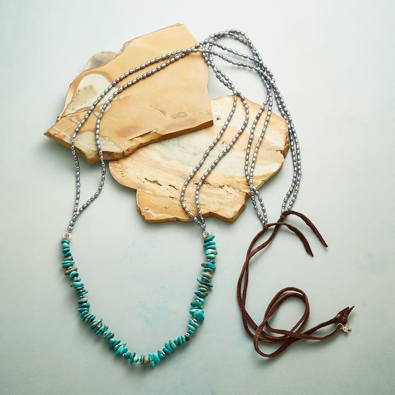 TURQUOISE CAIRN NECKLACE view 1