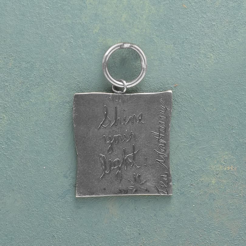 Hope Is Alive Charm, Sterling View 4