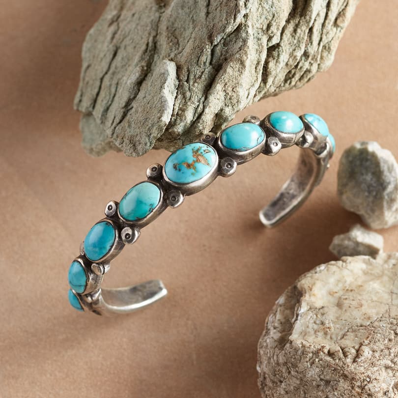 RED MOUNTAIN TURQUOISE CUFF view 1