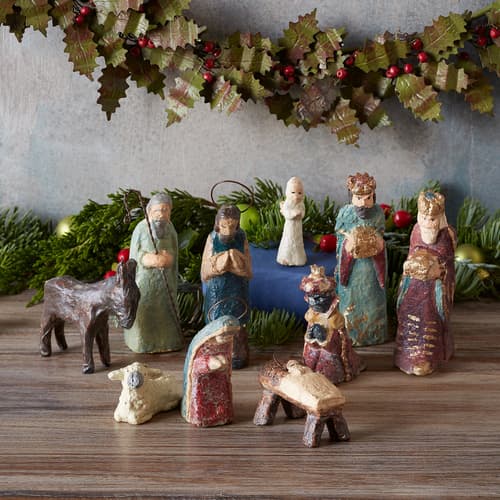 RUSTIC CHARMS NATIVITY, SET OF 10 view 1
