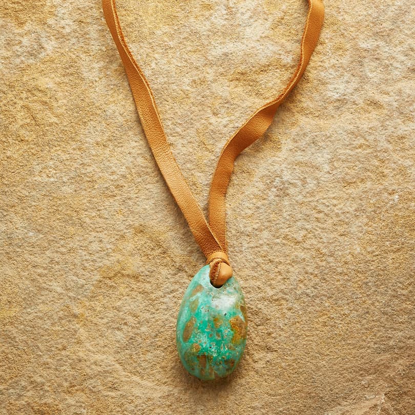 TETHERED TURQUOISE NECKLACE view 1
