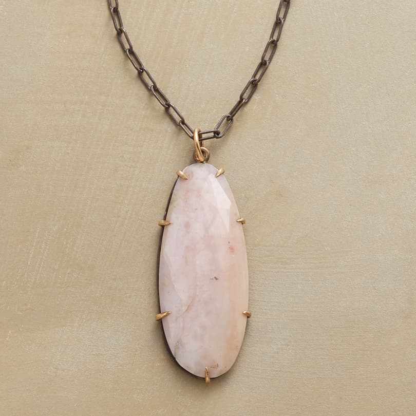 ODEON PINK OPAL NECKLACE view 1