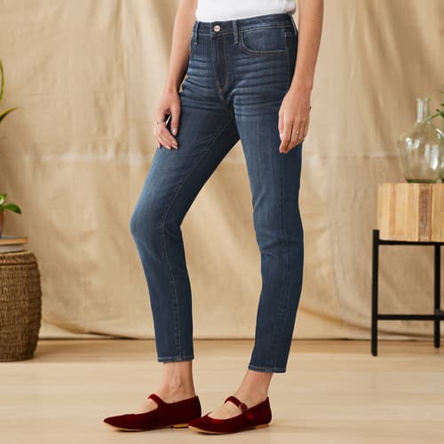 Jackie High Rise Ankle Jeans View 14STARDUSK