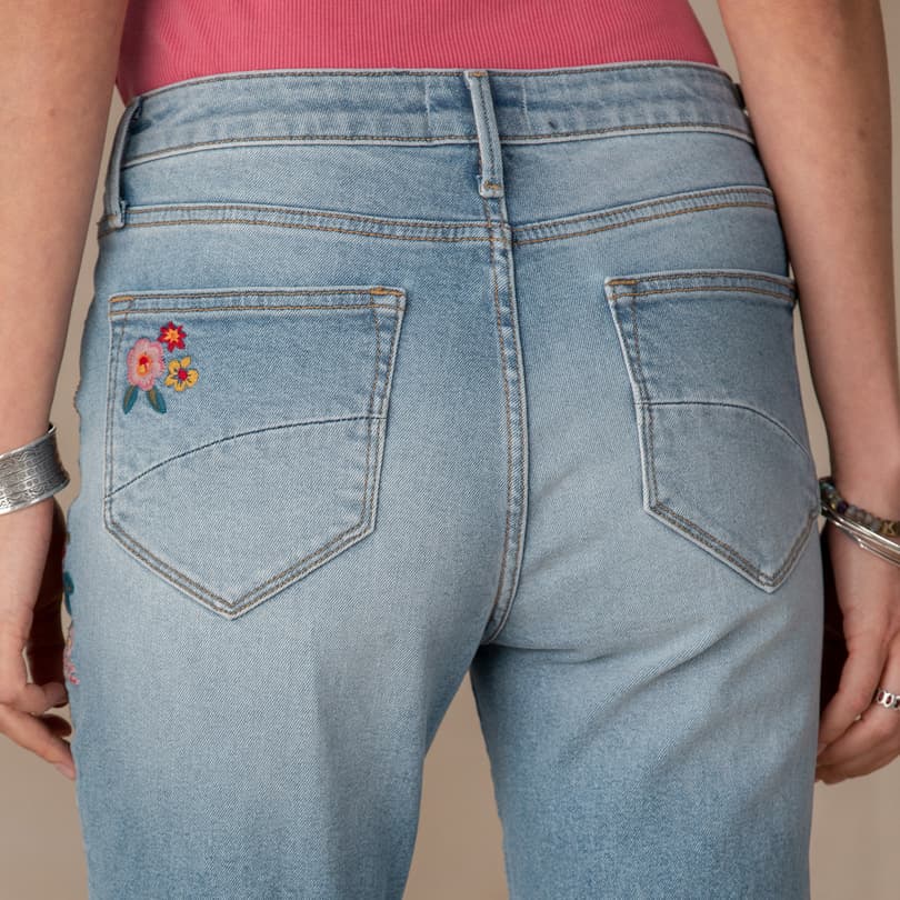 Jackie Floral History Jeans View 7