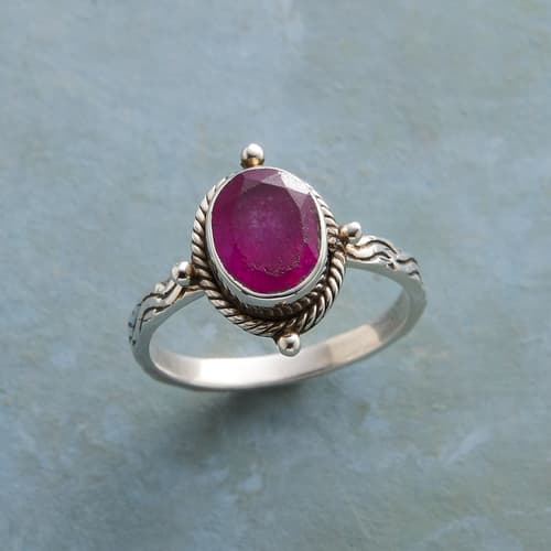 FOUR WINDS RUBY RING view 1