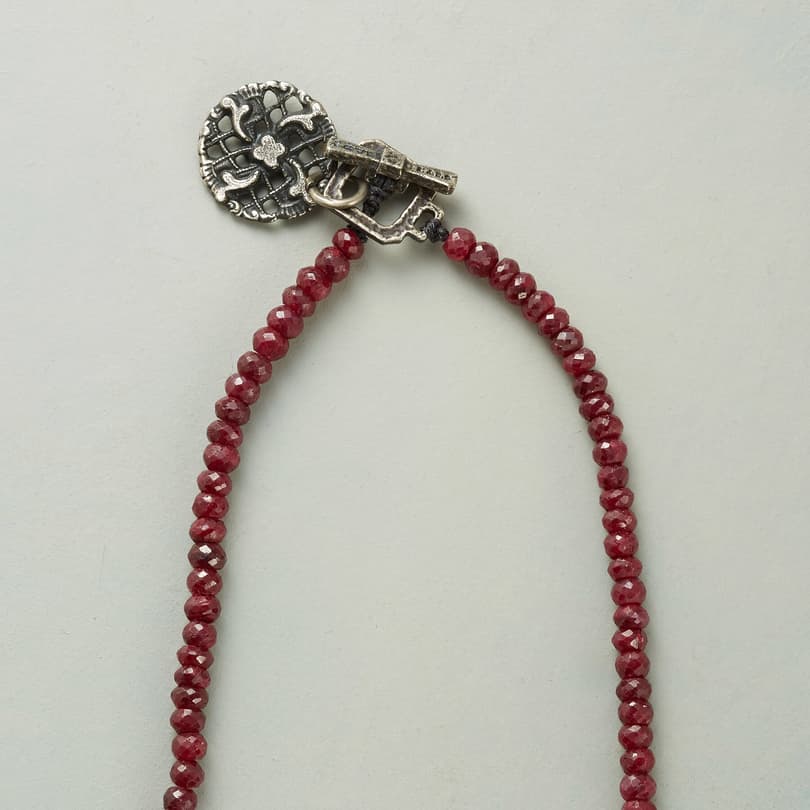 SCARLET RUBY NECKLACE view 2