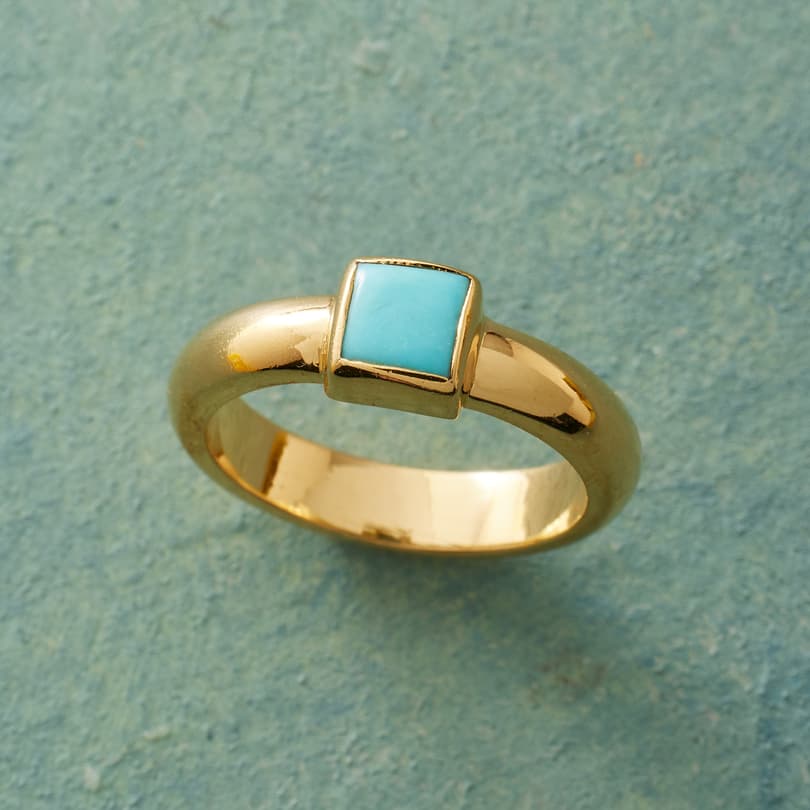 Simply Turquoise Ring View 1