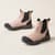 Magda Rubber Chelsea Boots View 4Light-Rose