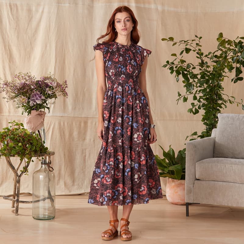 Kyah Ankle Dress View 6Floral
