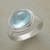 ICE BLUE RING view 1